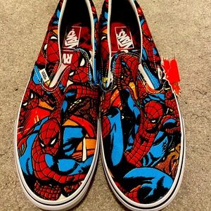 Collectible brand new Spider-Man Vans Size 12
